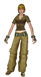 Battle-tested set woman